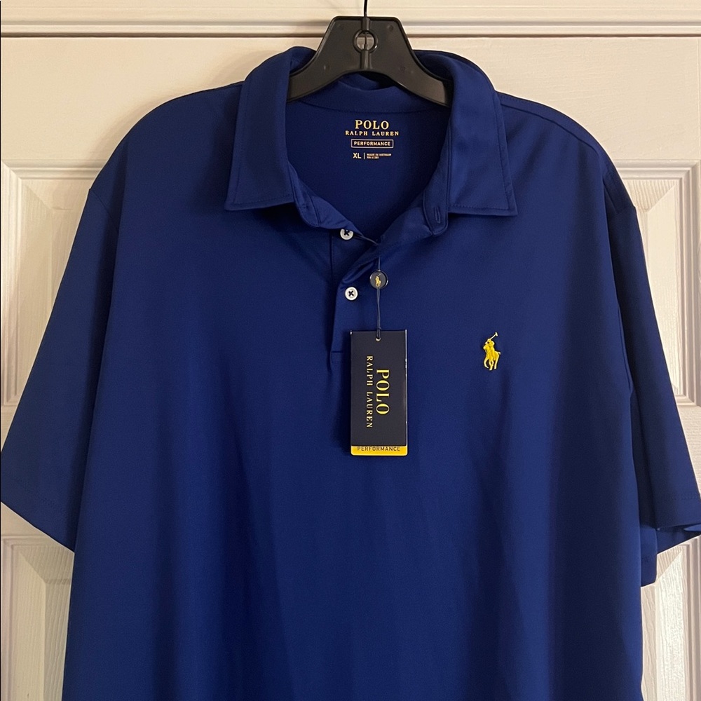 Polo Ralph Lauren Men's Short Sleeve Royal Blue Shirt Size XL - Picture 2 of 11